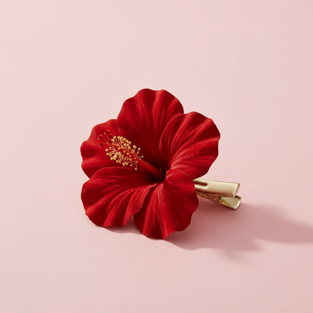 Pinza para el Cabello de Flor de Cayena