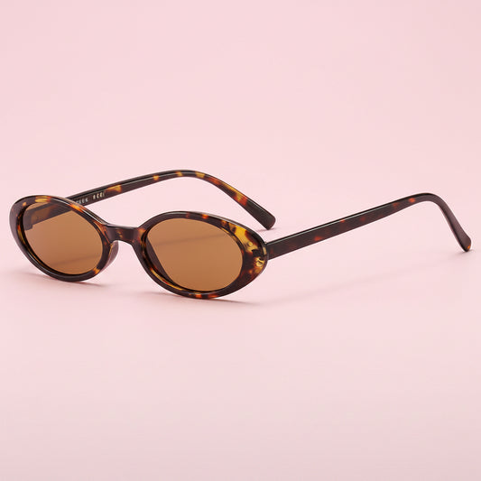 Lentes de Sol Ovalados Retro Carey