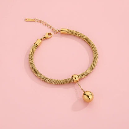 Set de Joyas con Esferas Doradas