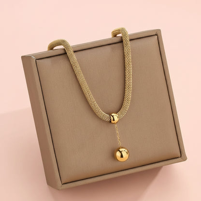 Set de Joyas con Esferas Doradas