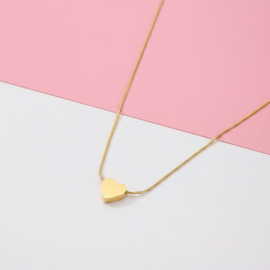 Collar con Dije de Corazón Mini
