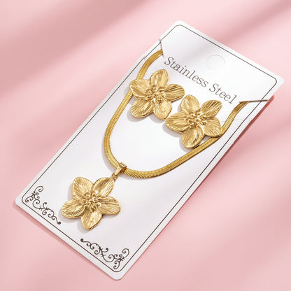 Set de Joyas con Dije y Cadena de Serpiente